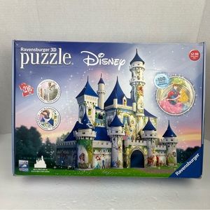 SALE-Disney-Ravensburger 3-D puzzle-Cinderella Castle-IOB-216pc complete-RARE